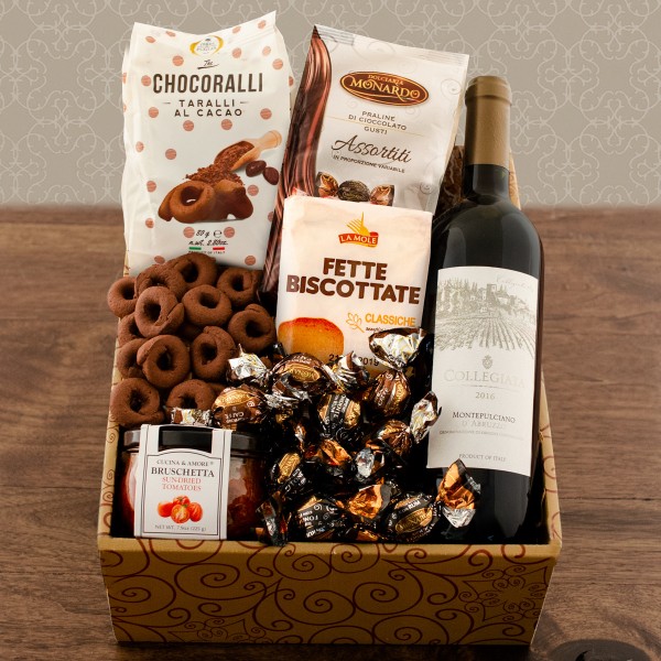 Italian Kitchen Wine Gift Basket
